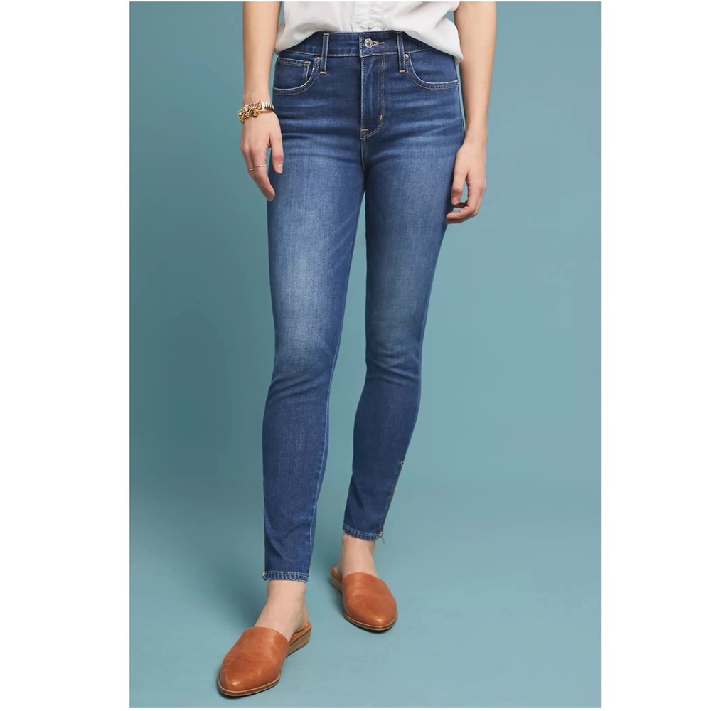 Anthropologie // Levi’s High Rise Skinny Jeans🌛 - Picture 3 of 12